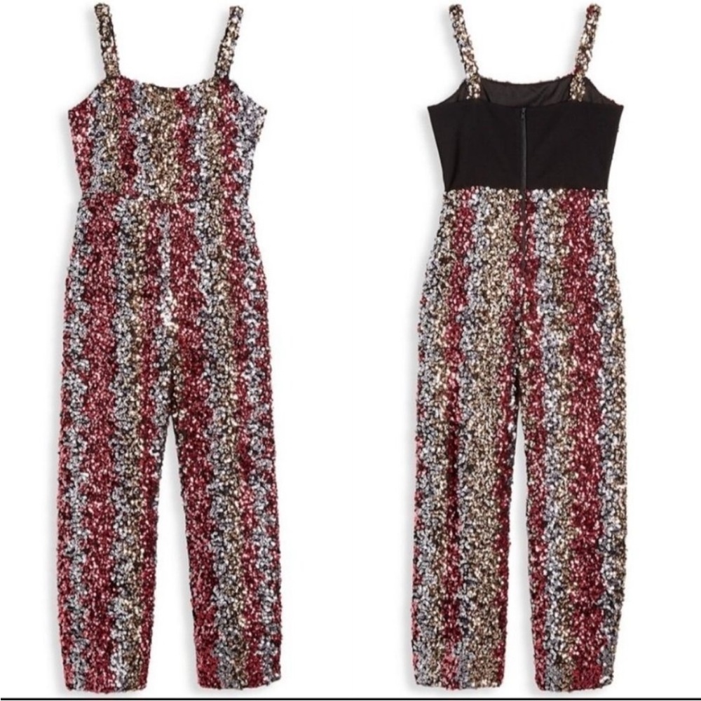 Bardot Junior Girls Lara Sequined Jumpsuit Size 14